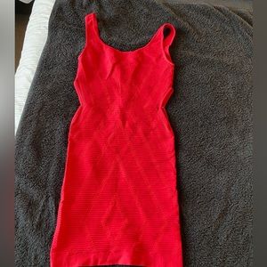 Red BEBE Mini dress